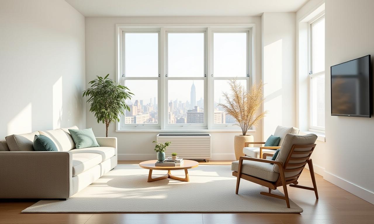 Organized living room in New York City