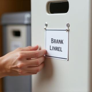 Professional labels on containers